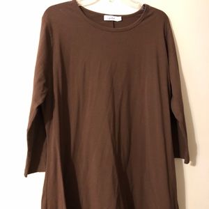 Brown Tunic Top